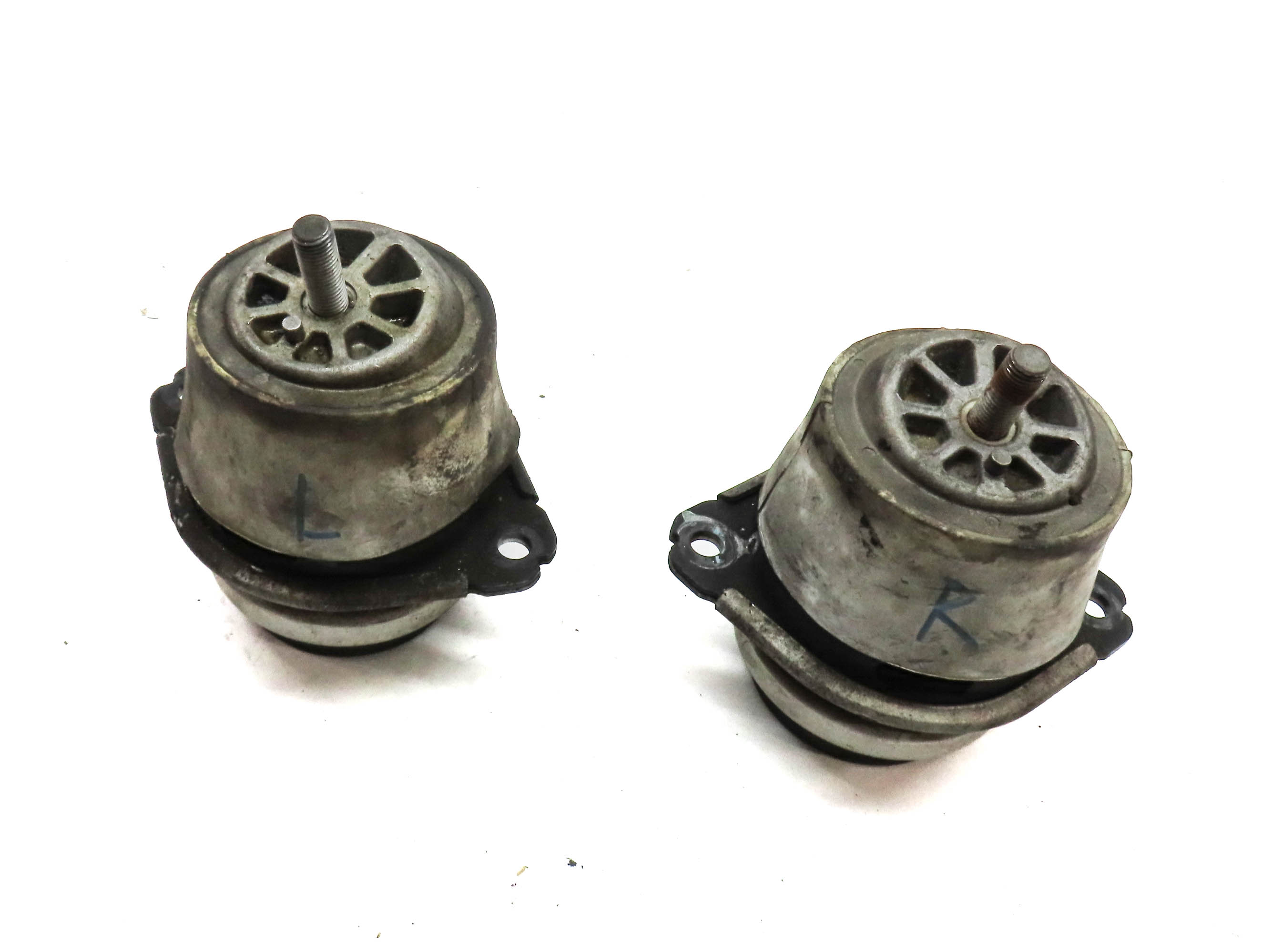 2011 AUDI Q7 (4L) 3.0L SUPER (CJWB) ENGINE LEFT & RIGHT MOTOR MOUNT SET 2 — exact item pictured